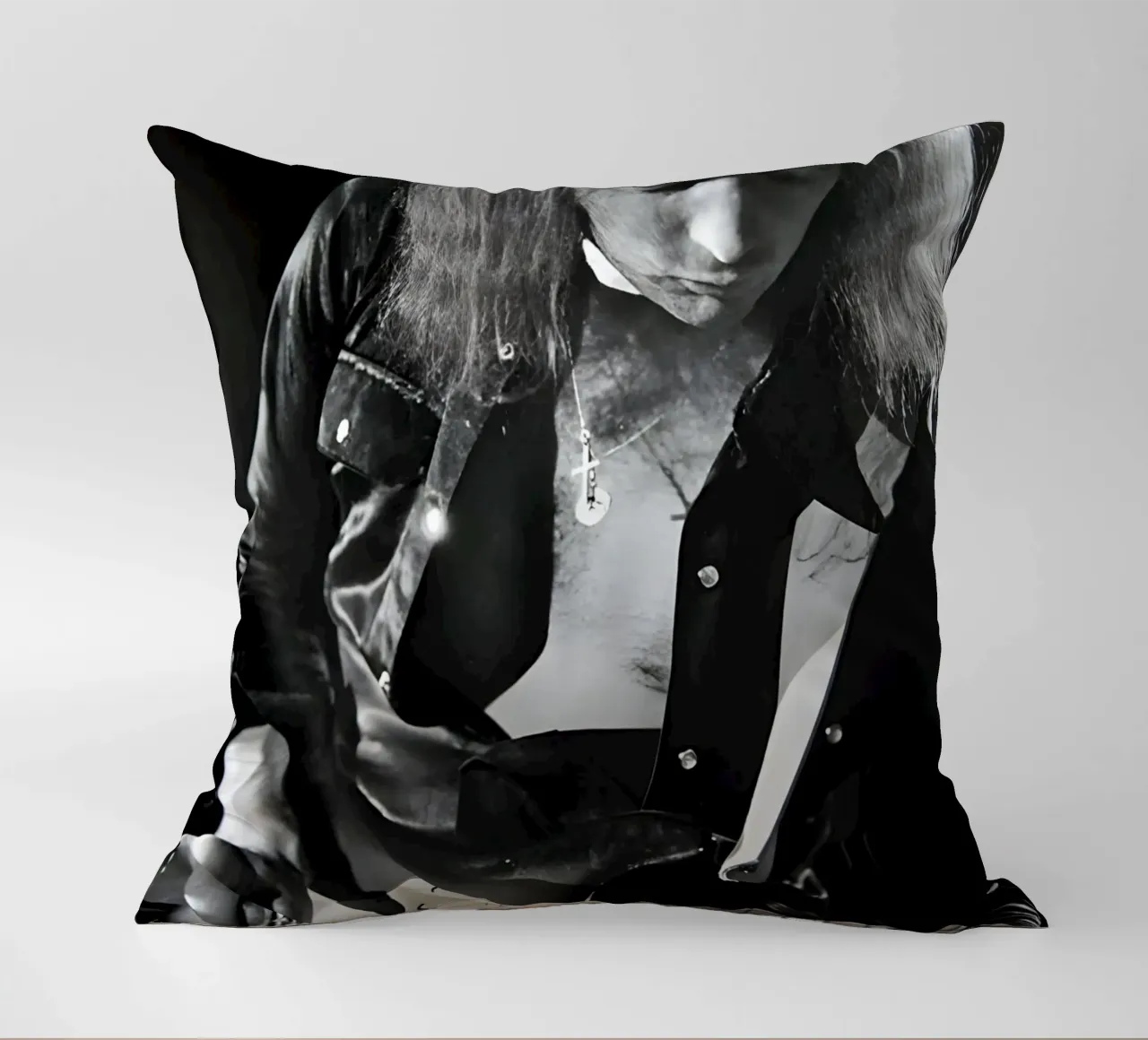 Ritchie Blackmore cuscino da Low poly art