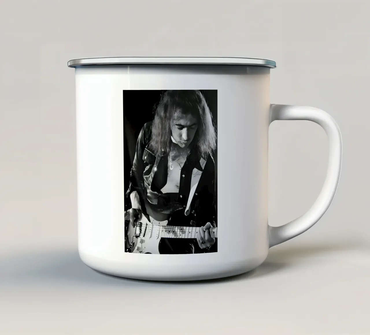 Ritchie Blackmore tazza in smalto da Low poly art