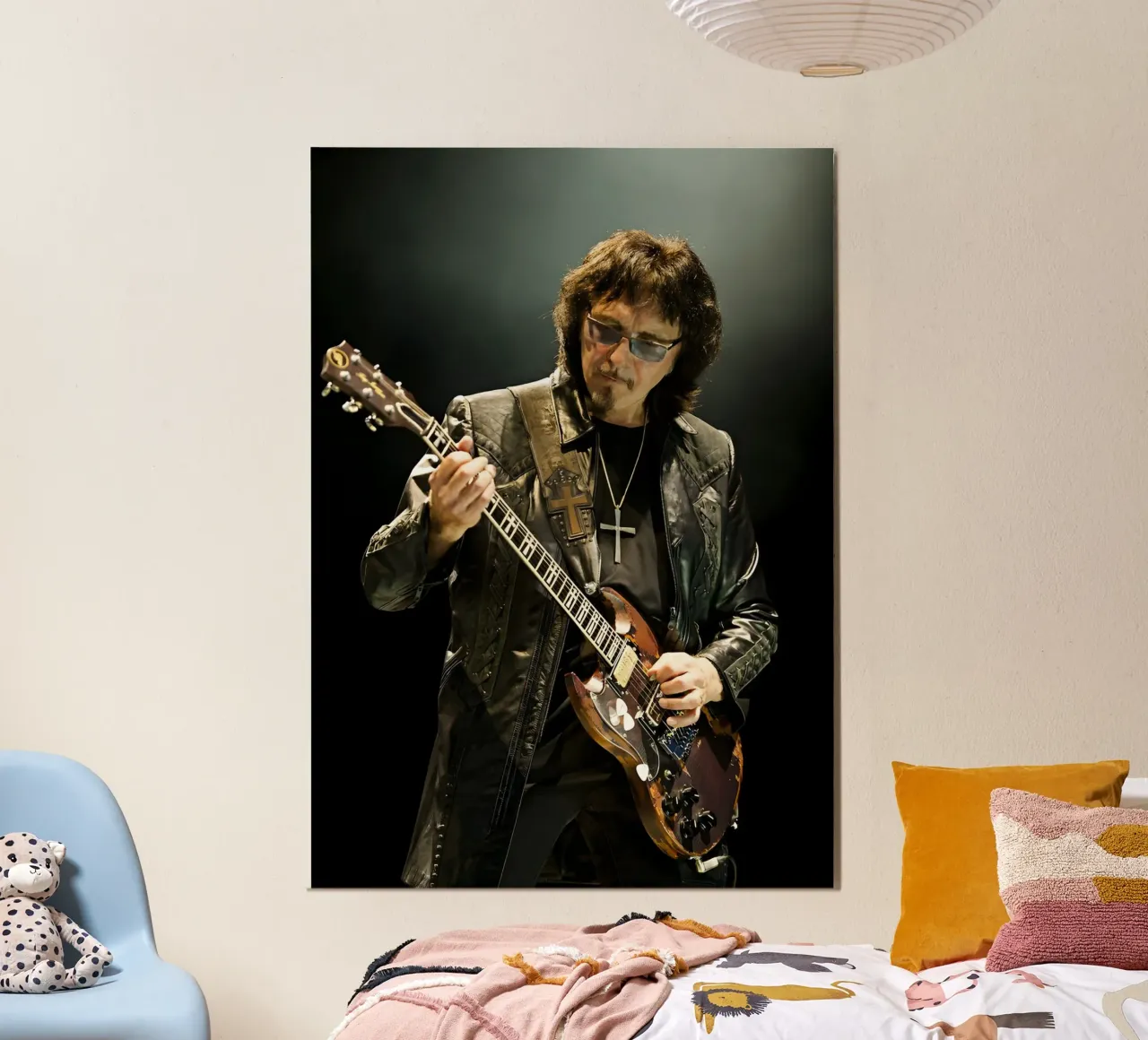 Tony lommi poster da Low poly art