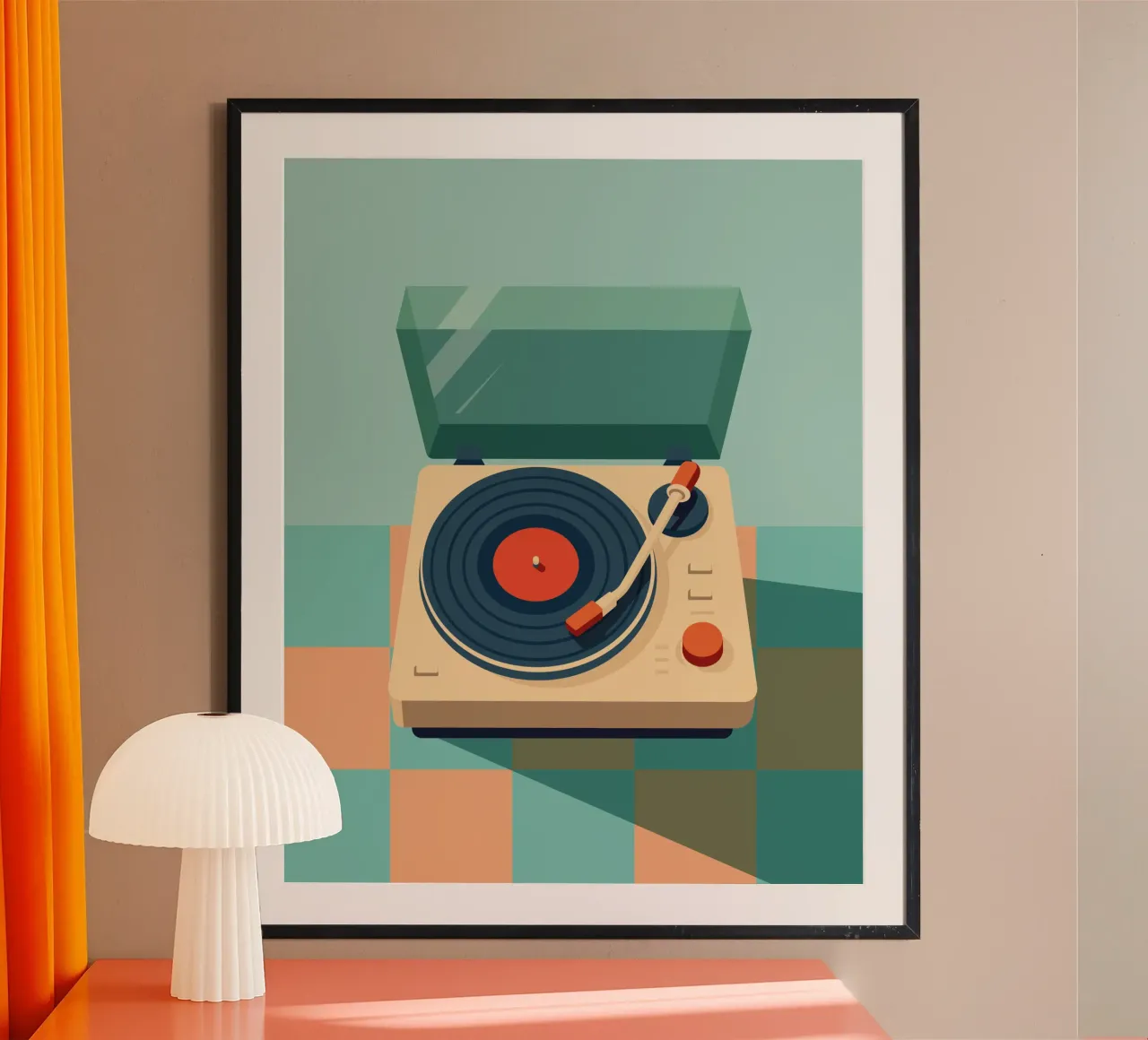 Retro Schalplattenspieler poster da DARIA IVANOVNA
