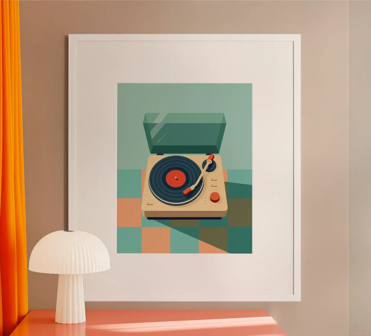 Retro Schalplattenspieler poster da DARIA IVANOVNA