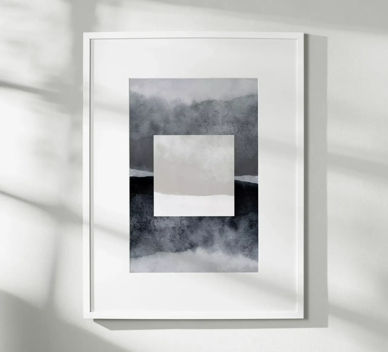 Minimalism 52Y poster con telaio in legno da Mareike Böhmer