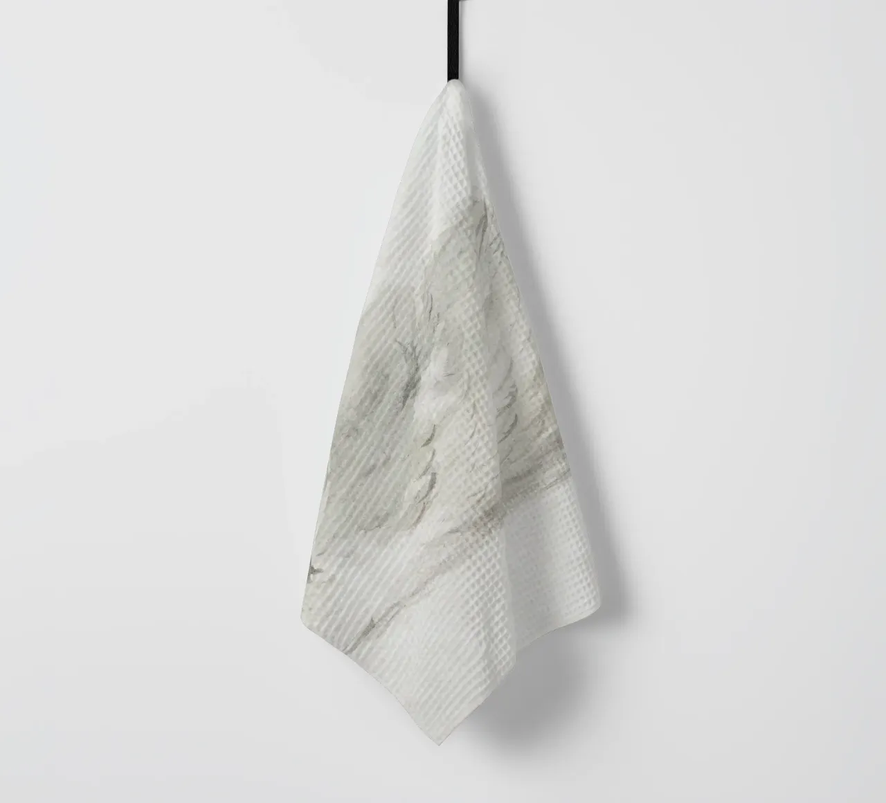 White swan drawing canovaccio da cucina da vintageshop