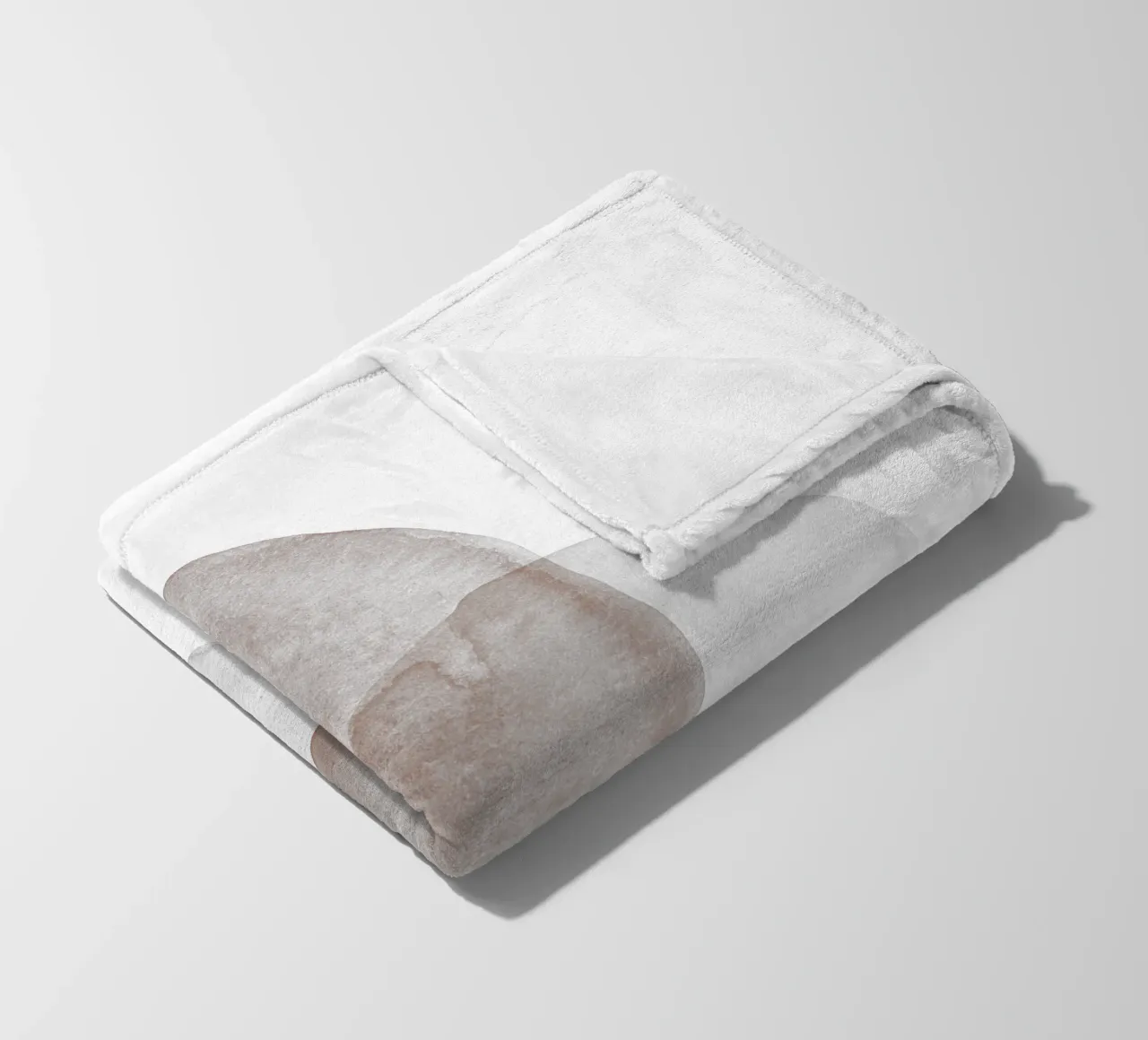 Terracotta and Beige Circles - Boho Tranquil Minimalism coperta in pile da pierosvisuals