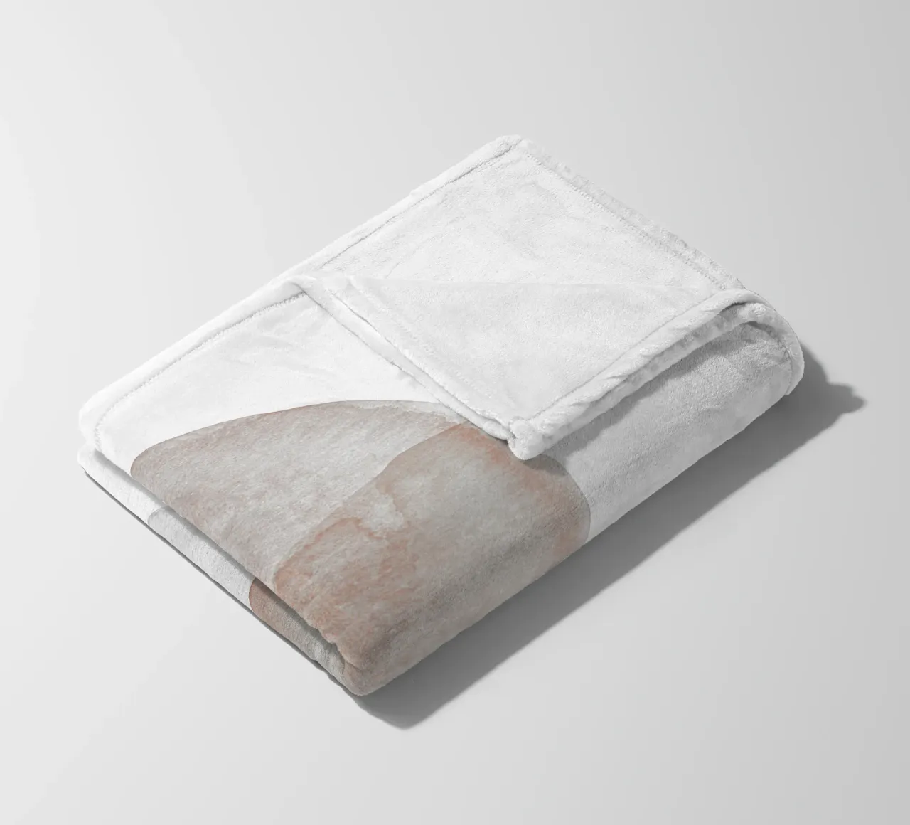 Terracotta and Beige Circles - Boho Tranquil Minimalism coperta in pile da pierosvisuals