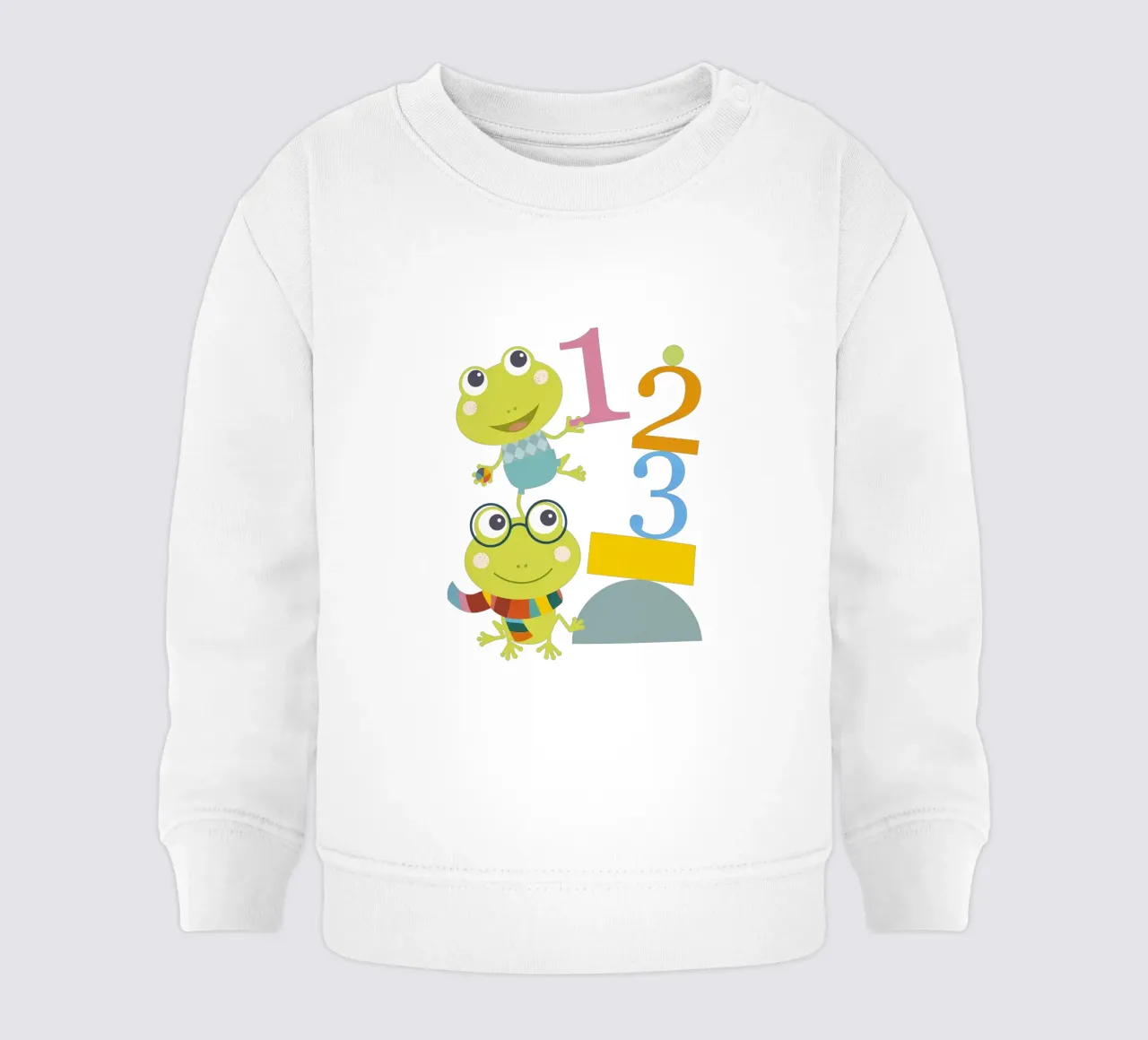 Gioco dei numeri di Froggy felpa neonato da JaySan Studio
