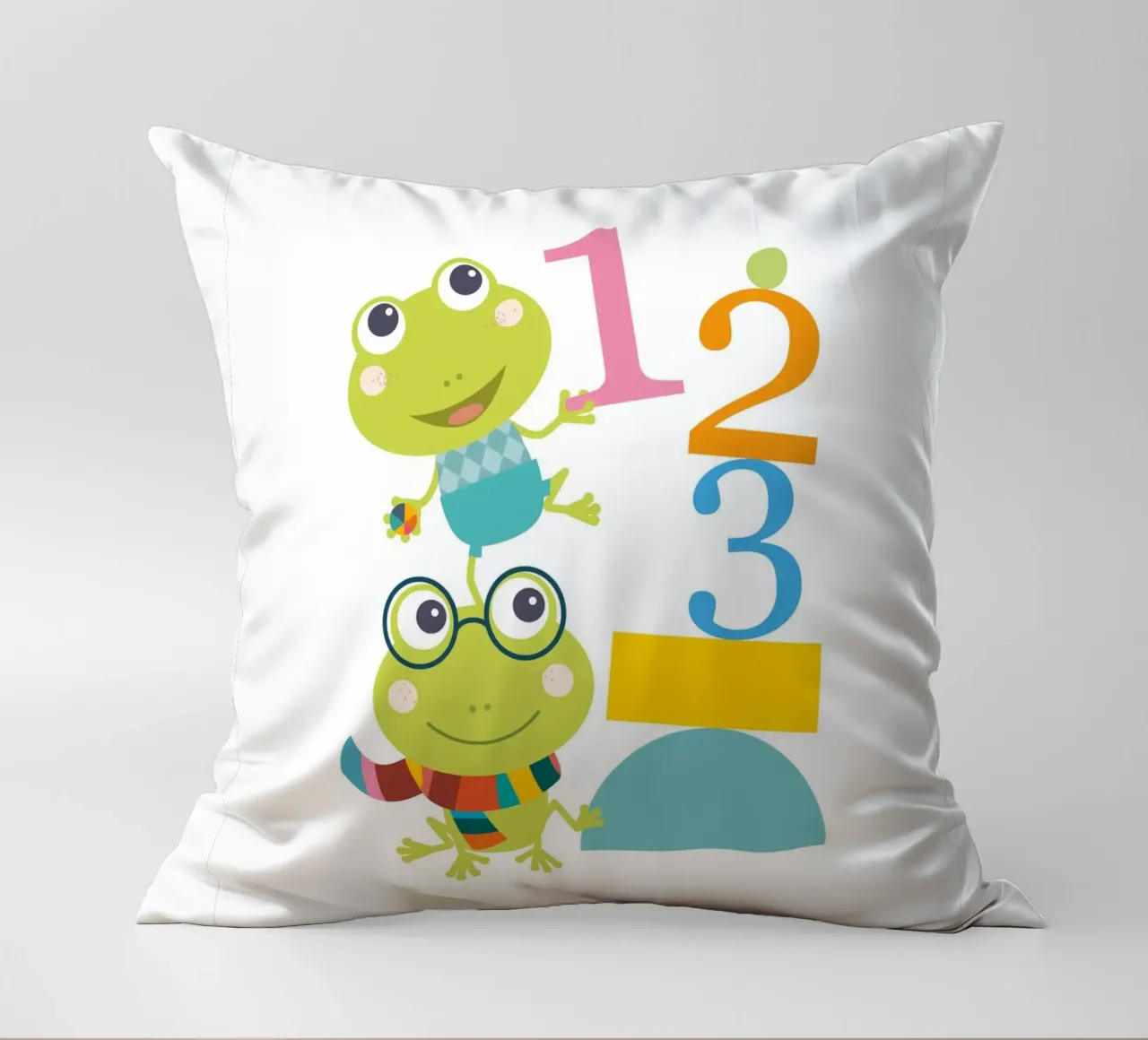 Gioco dei numeri di Froggy cuscino da JaySan Studio
