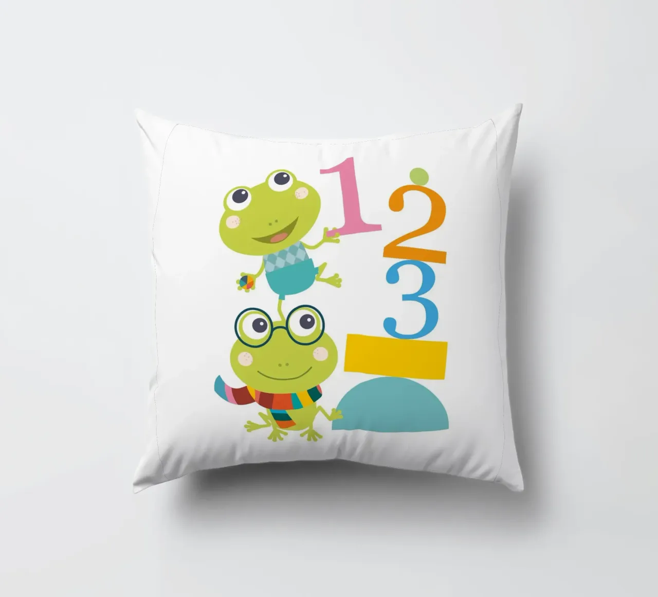 Gioco dei numeri di Froggy cuscino da JaySan Studio