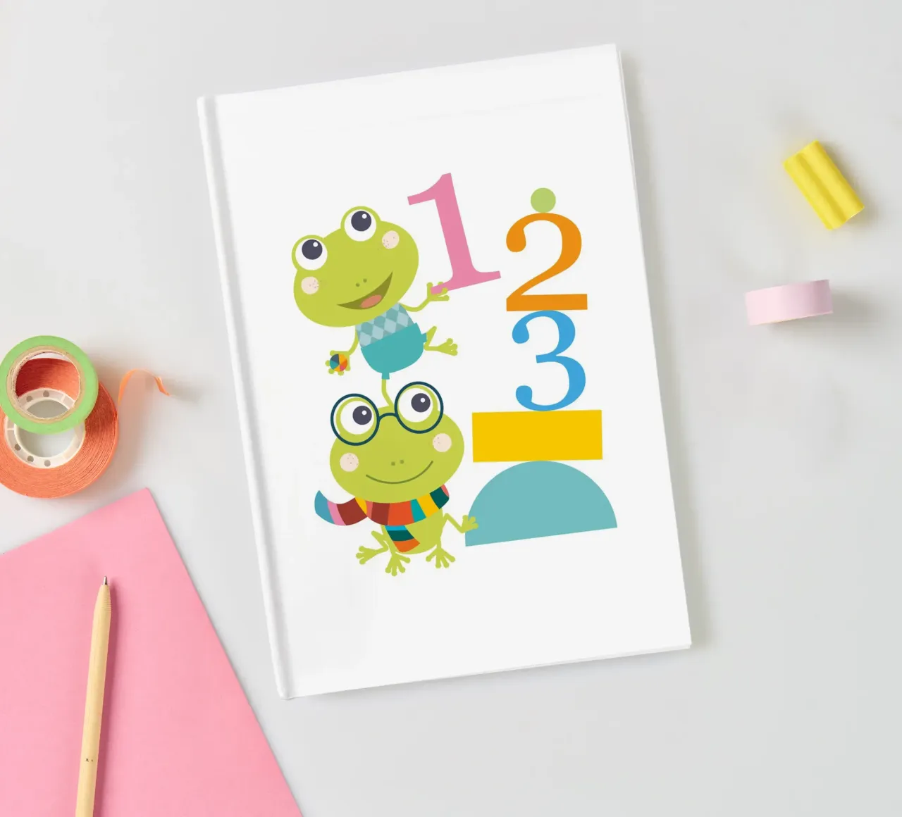 Froggy Numbers Play notebook by JaySan Studio