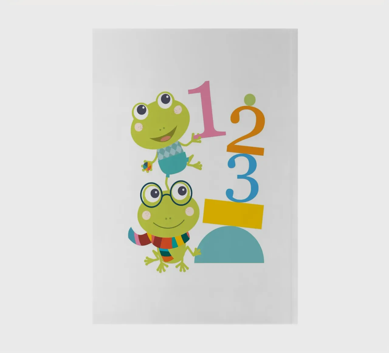 Froggy Numbers Play notebook by JaySan Studio