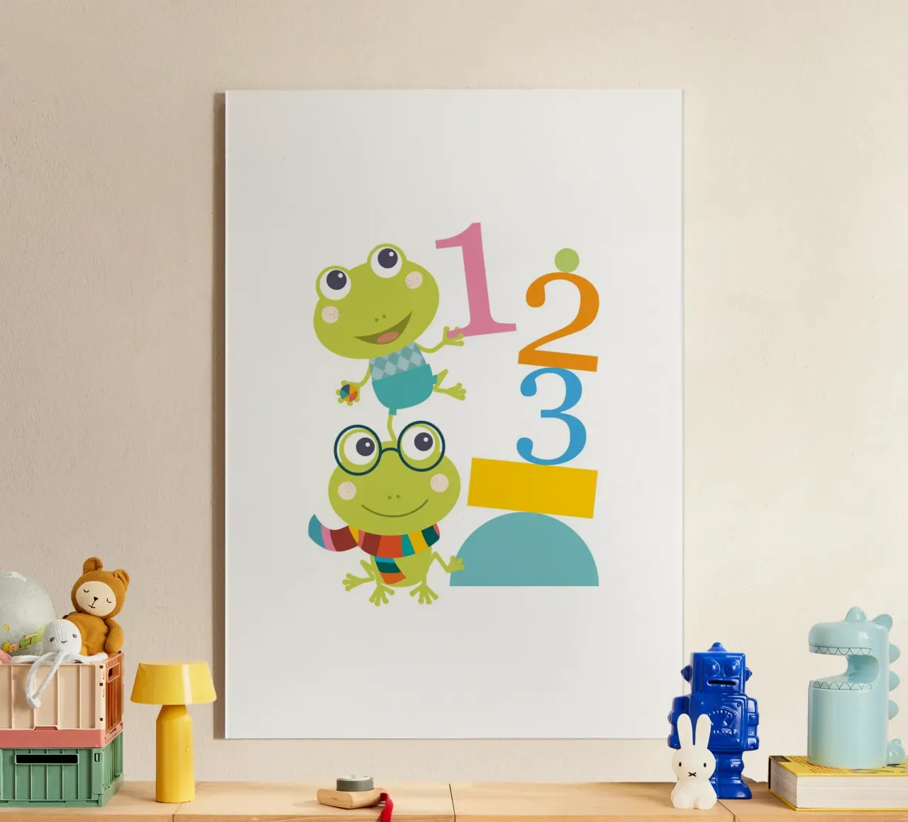 Gioco dei numeri di Froggy plexiglass da JaySan Studio