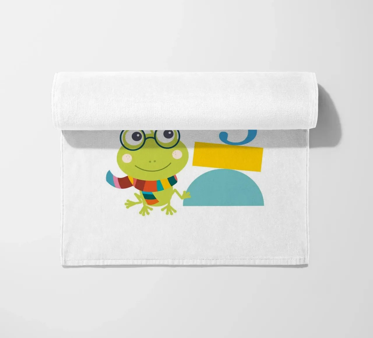 Gioco dei numeri di Froggy telo mare da JaySan Studio