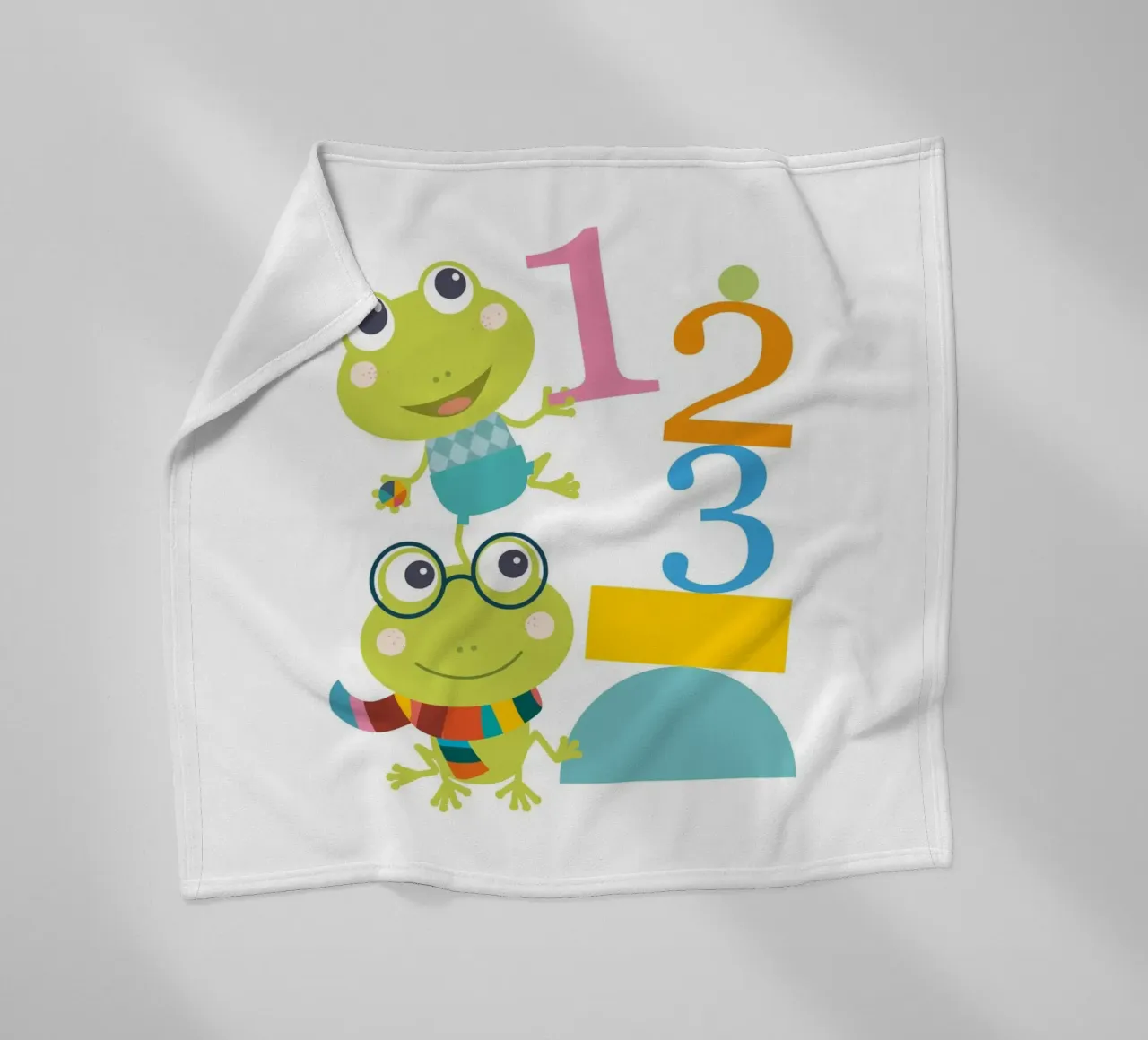 Gioco dei numeri di Froggy coperta in pile da JaySan Studio