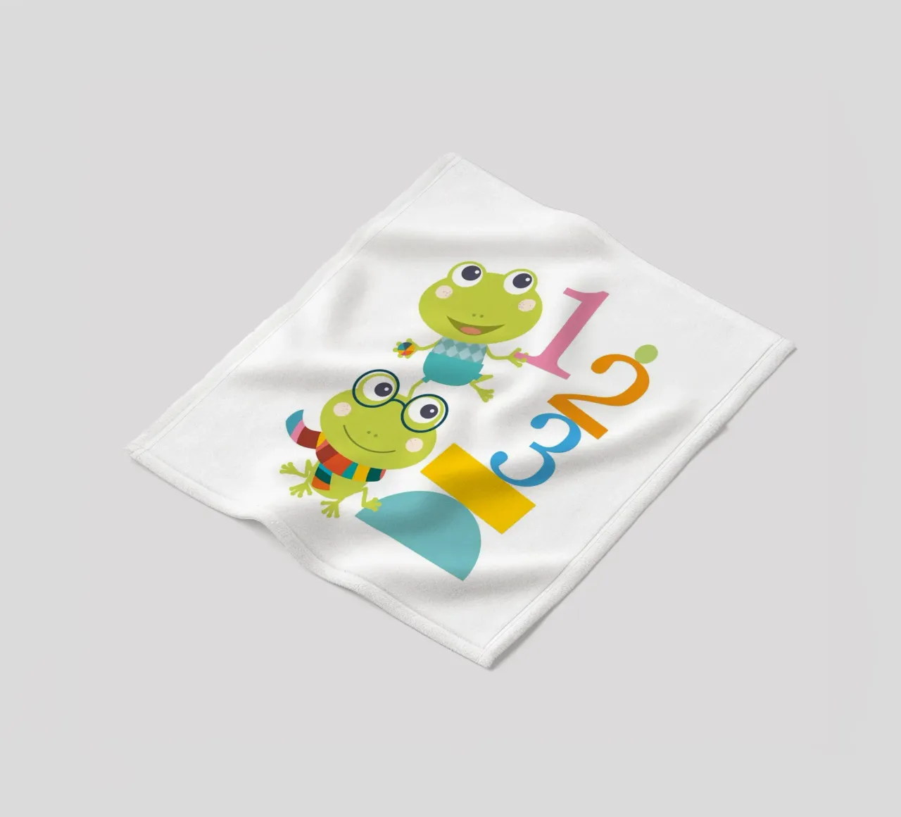 Gioco dei numeri di Froggy coperta in pile da JaySan Studio