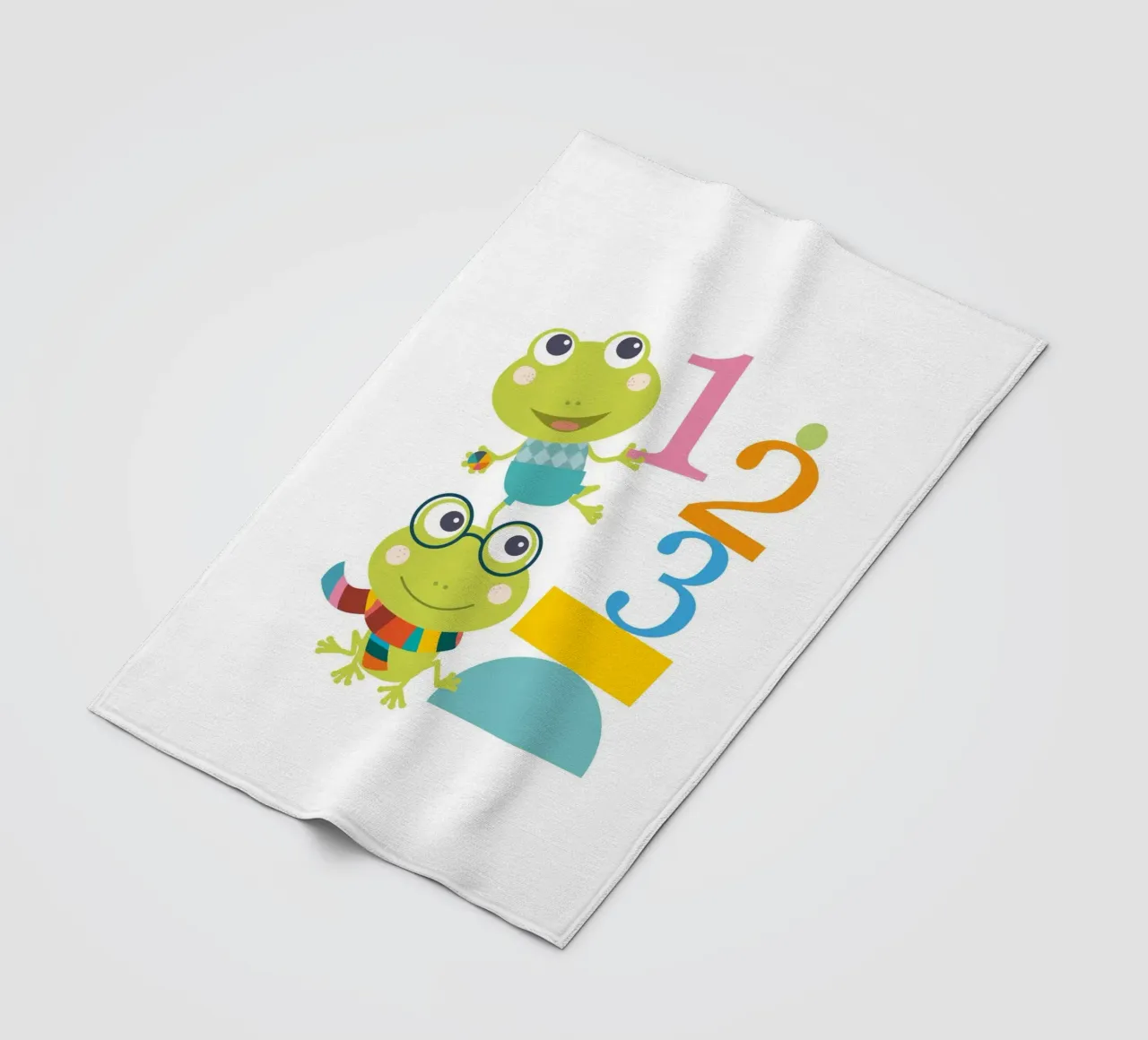 Gioco dei numeri di Froggy coperta in pile da JaySan Studio