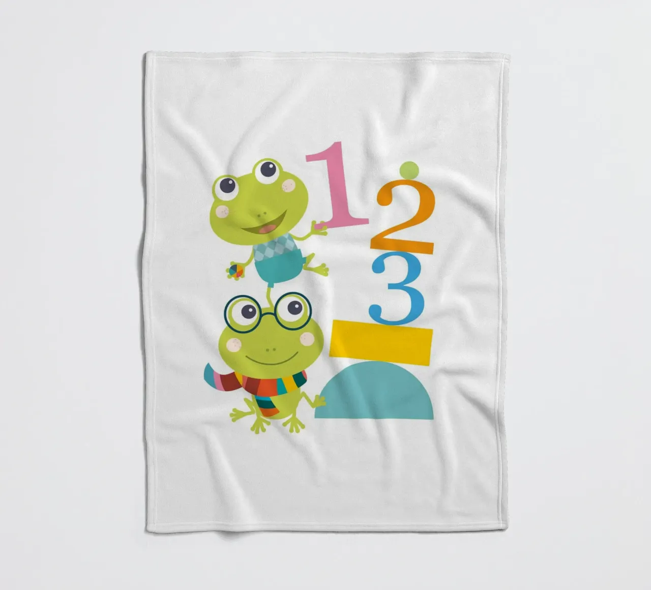 Gioco dei numeri di Froggy coperta in pile da JaySan Studio