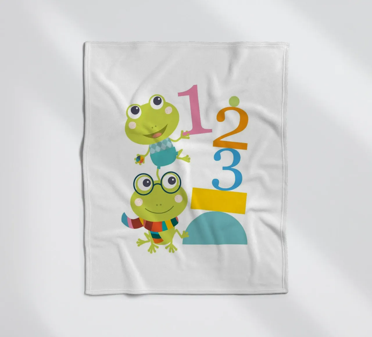 Gioco dei numeri di Froggy coperta in pile da JaySan Studio