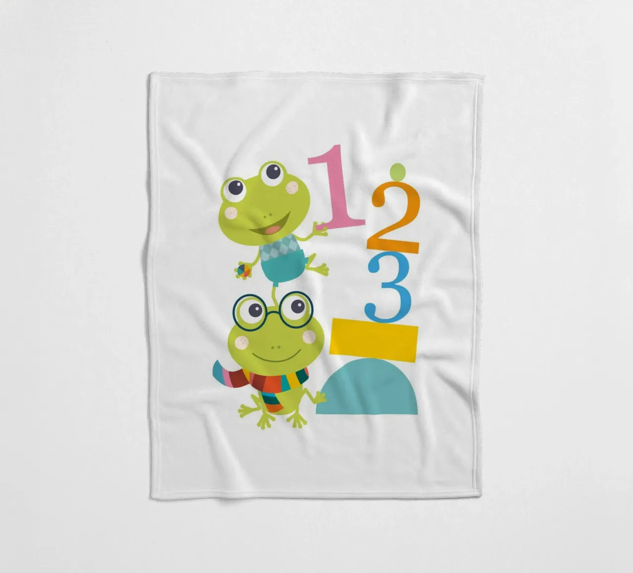 Gioco dei numeri di Froggy coperta in pile da JaySan Studio