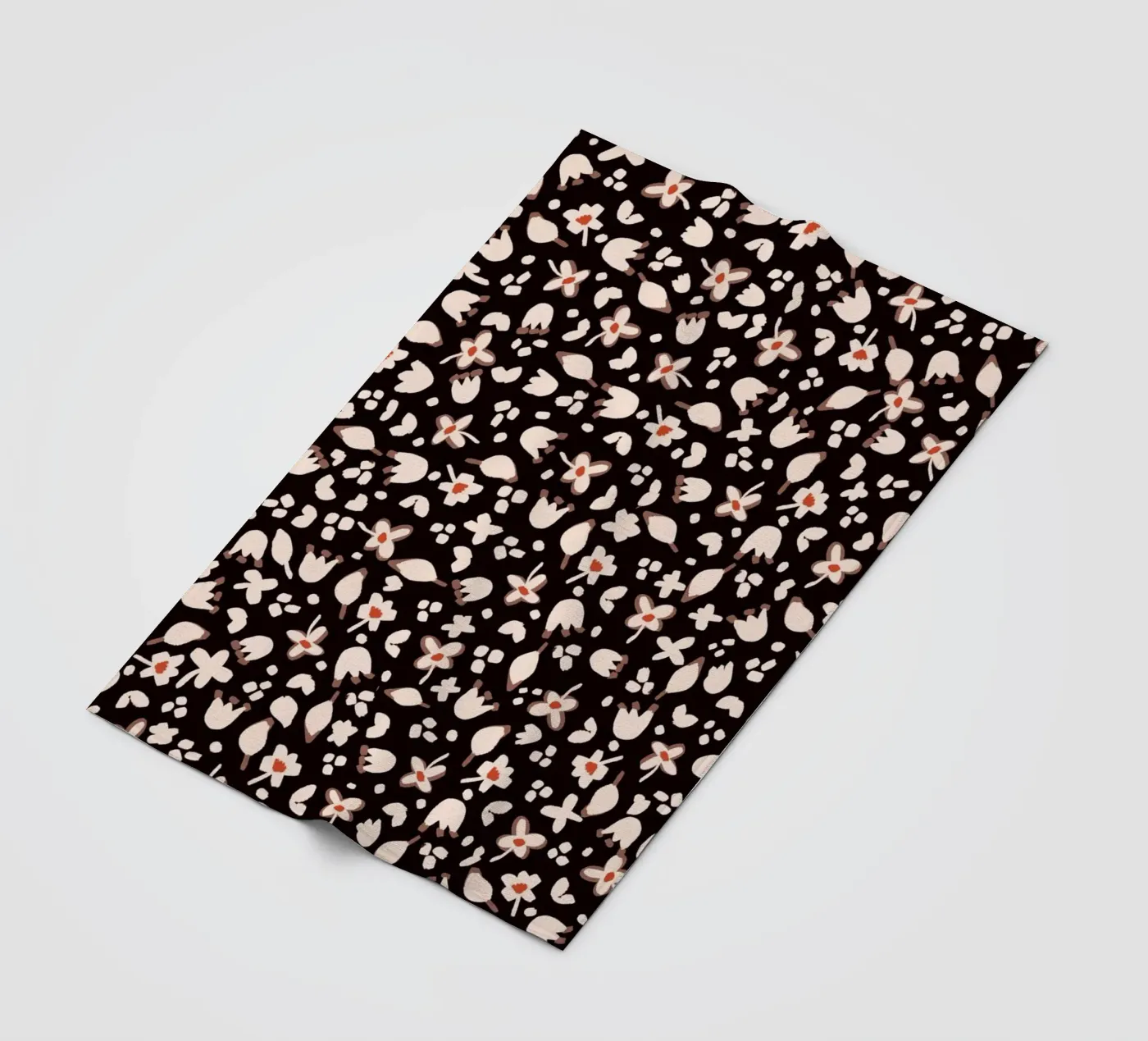 Flower Pattern No 37 Fleecedecke von treechild