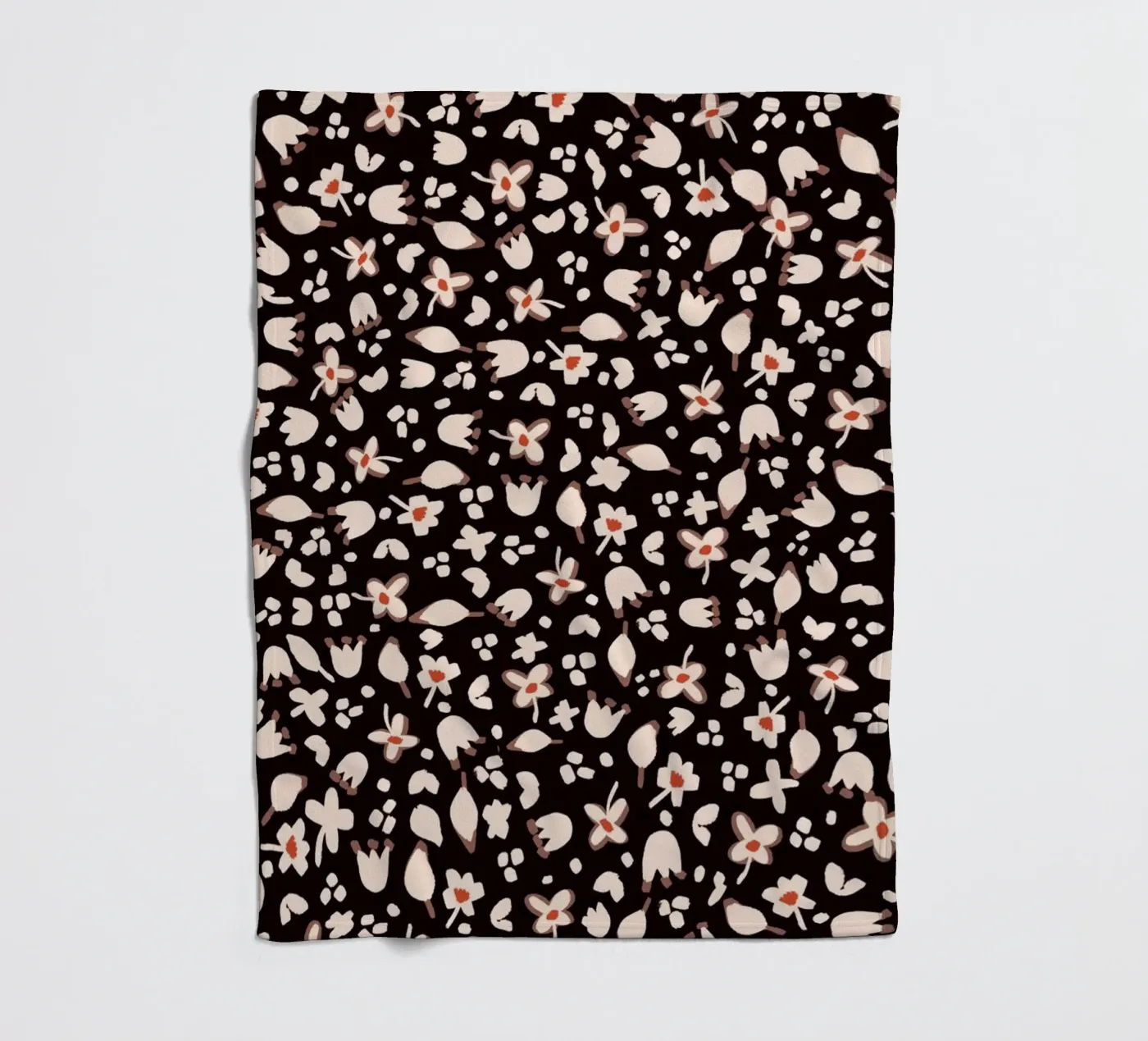 Flower Pattern No 37 Fleecedecke von treechild
