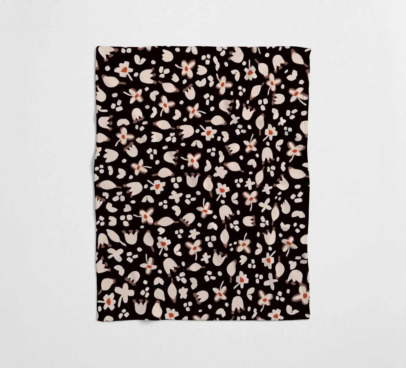 Flower Pattern No 37 Fleecedecke von treechild