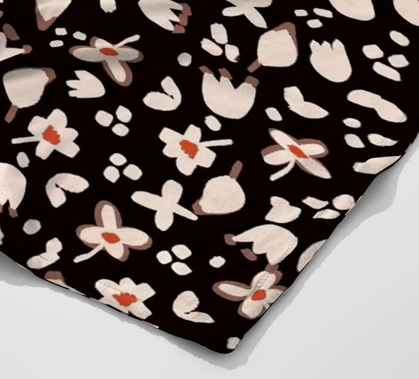 Flower Pattern No 37 Fleecedecke von treechild