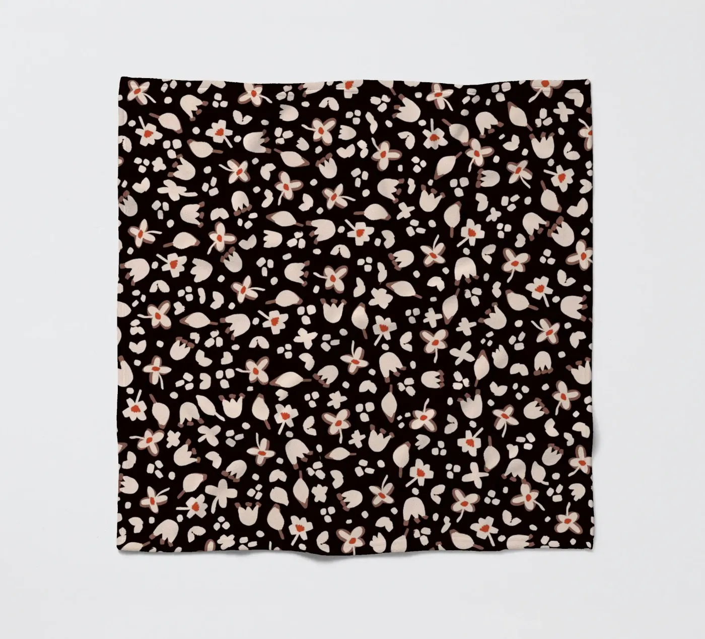 Flower Pattern No 37 fleece blanket by treechild