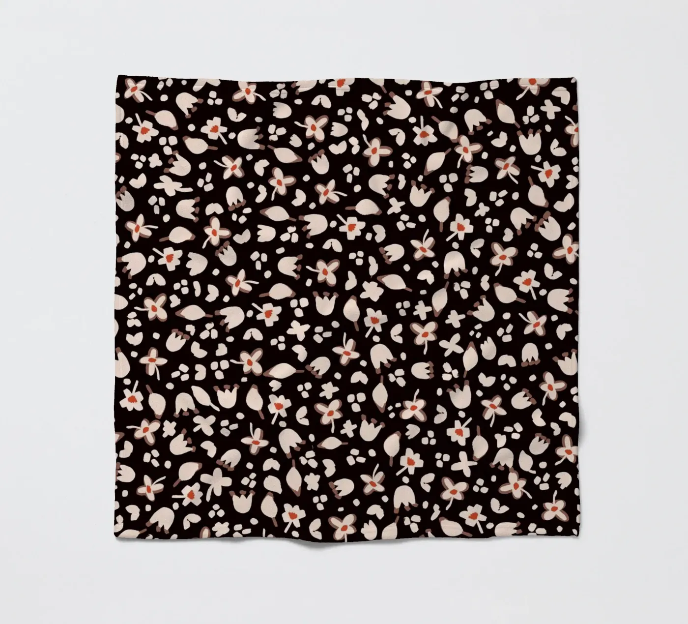 Flower Pattern No 37 Fleecedecke von treechild