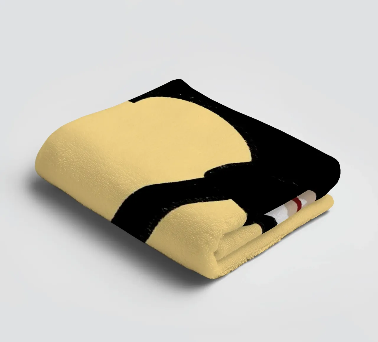 Lustiges Fledermaus-Kostüm mit Druck: "Just Wingin' It" Handtuch von vintagepod