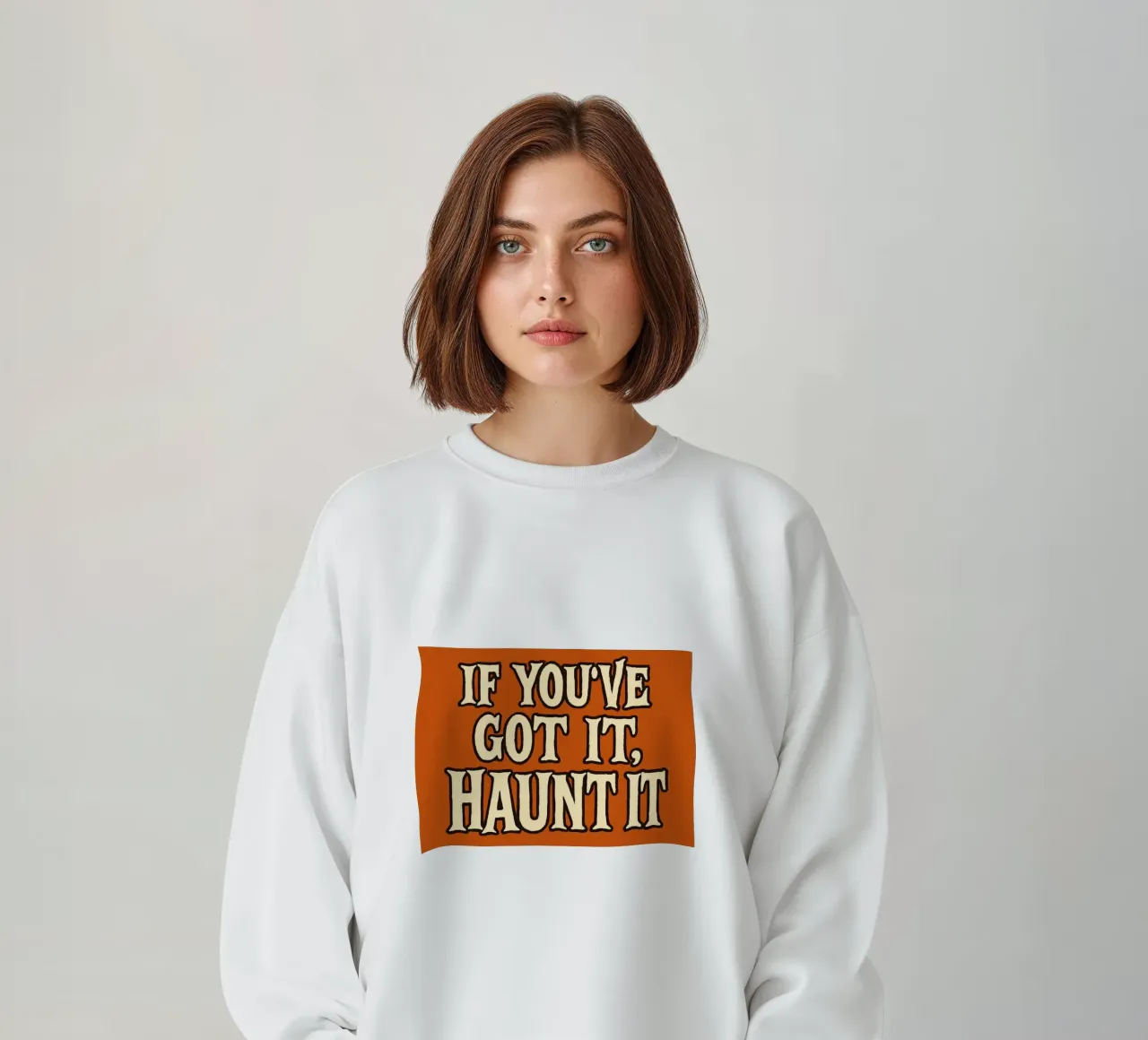 Tipografia retrò "Se ce l'hai, perseguitala". felpa da vintagepod