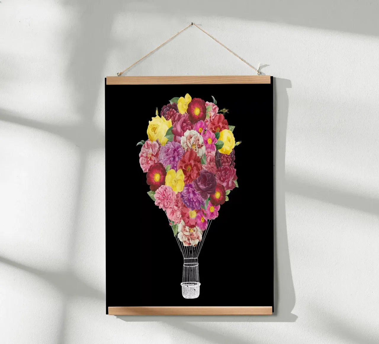 Palloncino in fiore scuro carta hahnemühle da FabiWes