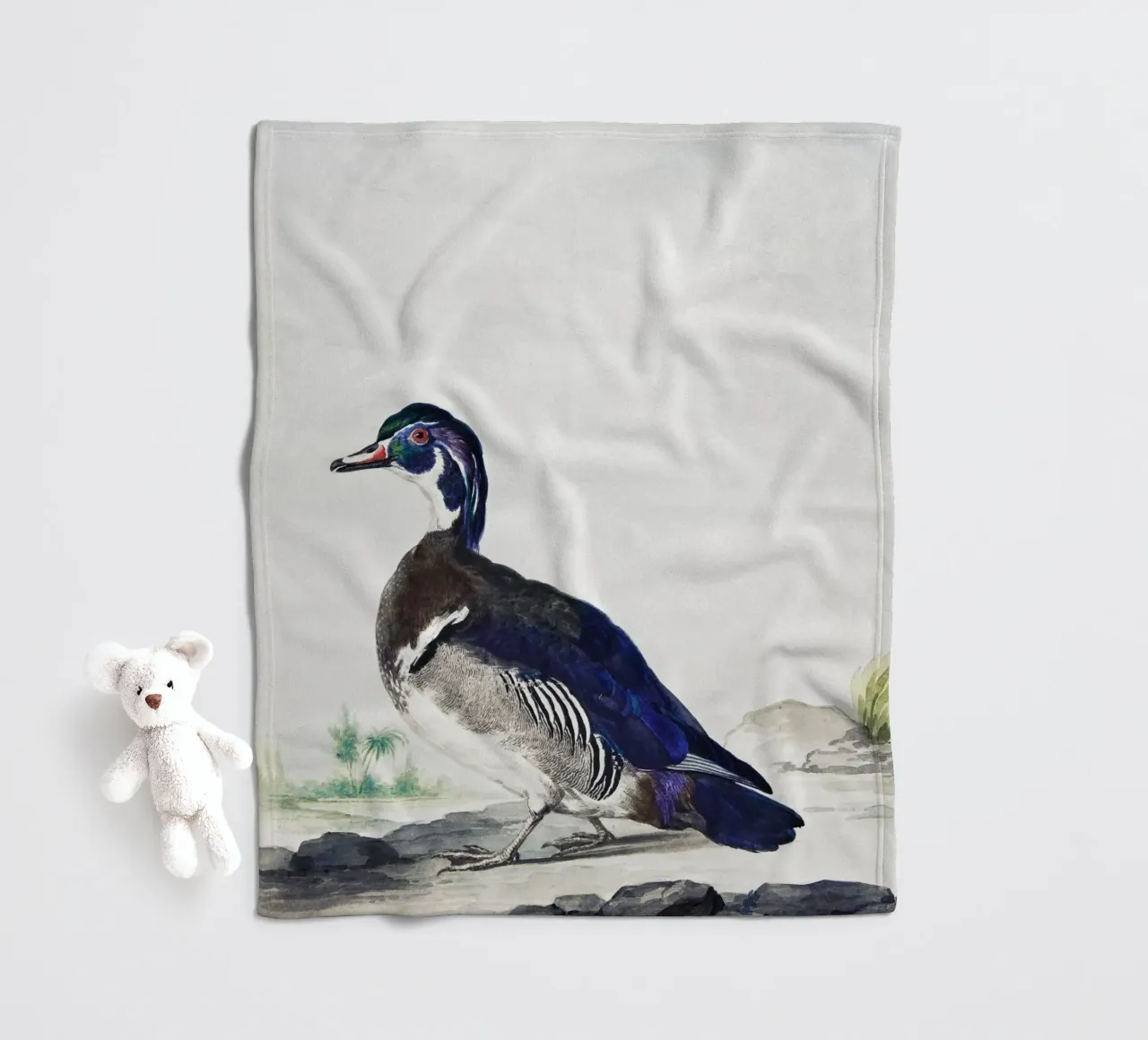 A Duck coperta in pile da vintageshop
