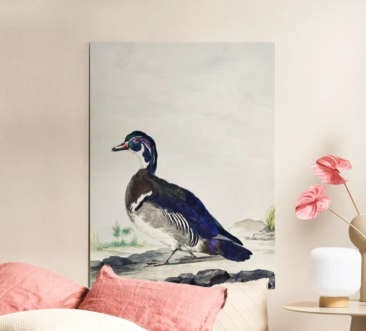A Duck poster con telaio in plastica da vintageshop