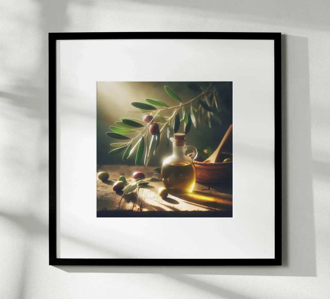 Natura morta di olio d'oliva poster da 🥩 The tasty wall