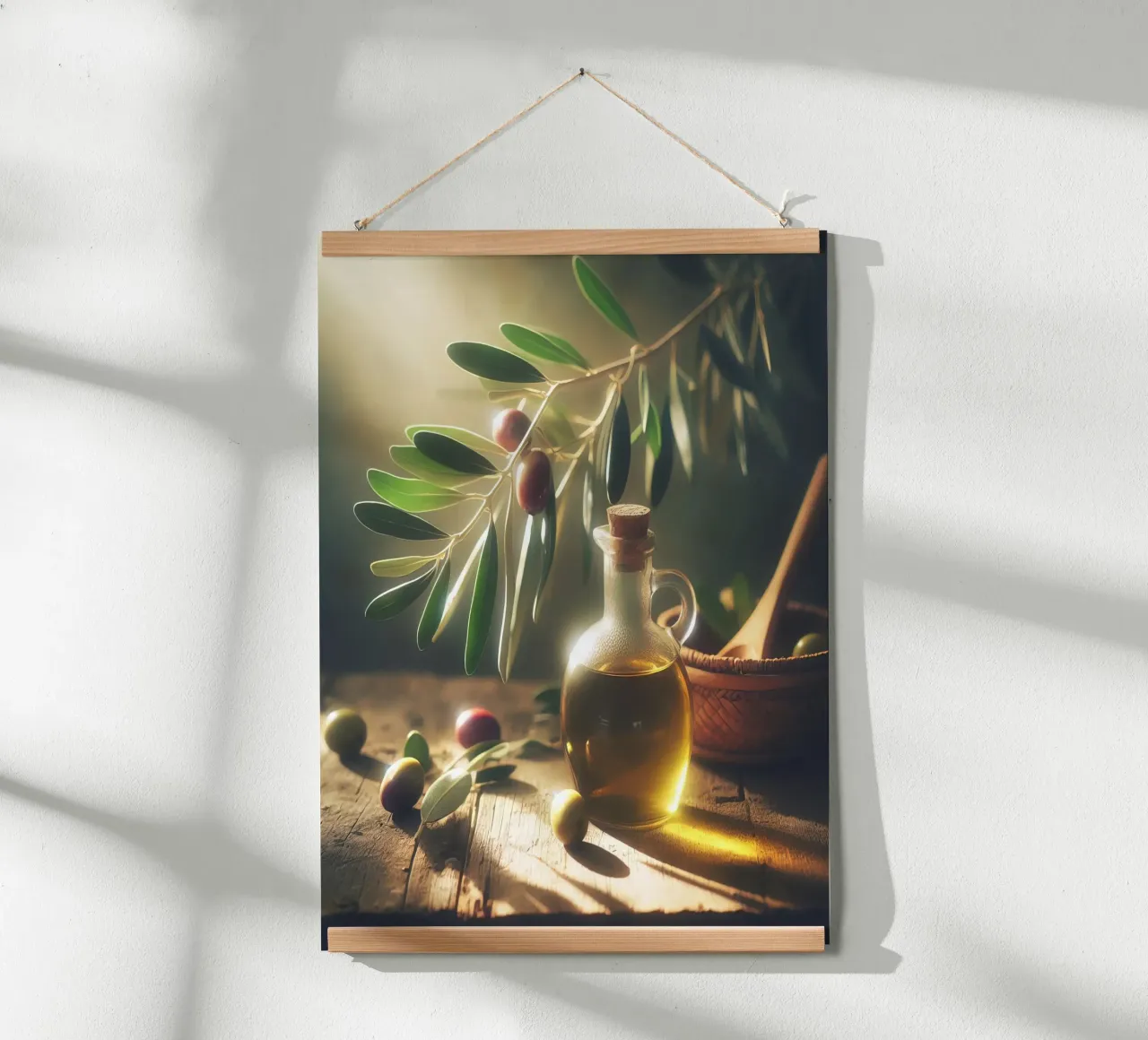 Natura morta di olio d'oliva poster da 🥩 The tasty wall
