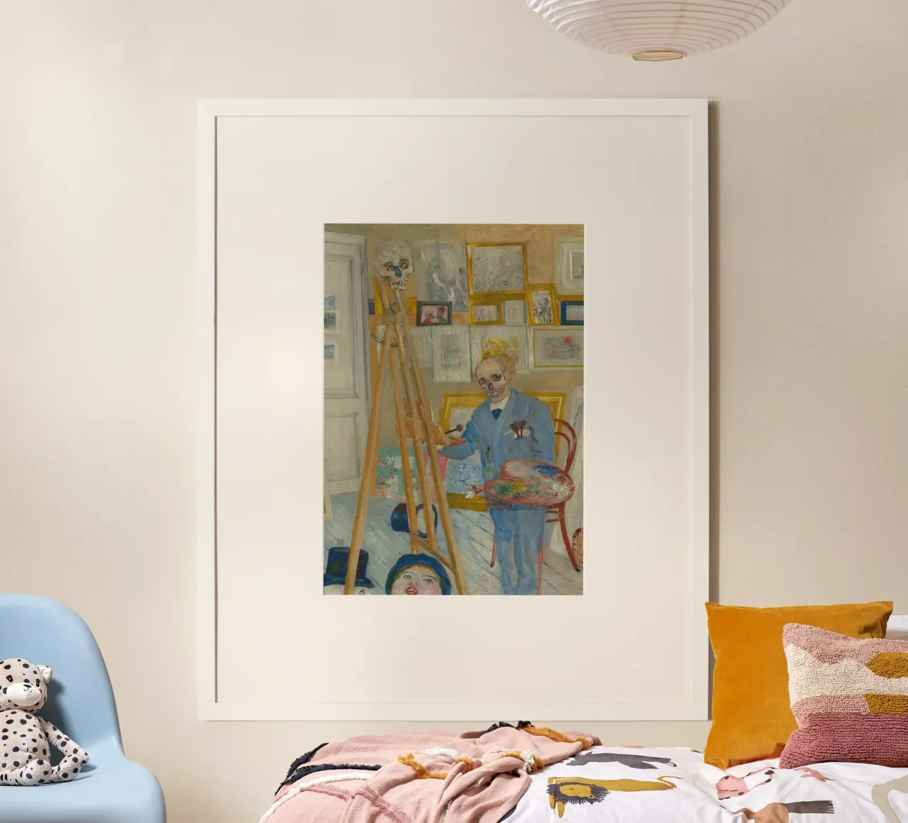 James Ensor, Pittore Scheletro Arte, Poster Espressionismo poster da vintagepod