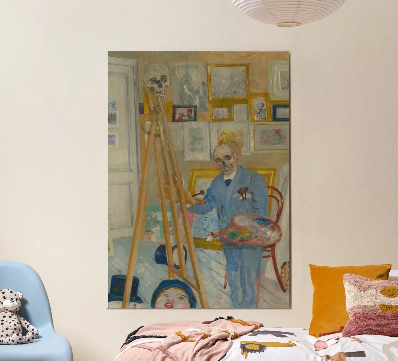 James Ensor, Pittore Scheletro Arte, Poster Espressionismo poster da vintagepod