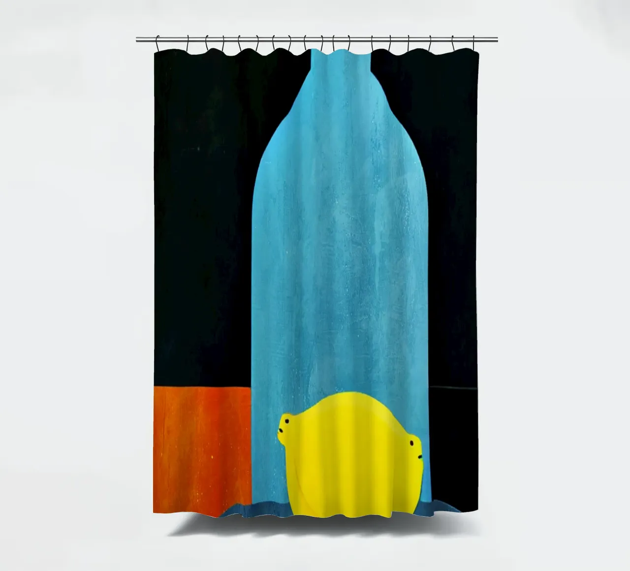Blue Bottle With (Happy) Lemon tenda da doccia da Bo Anderson