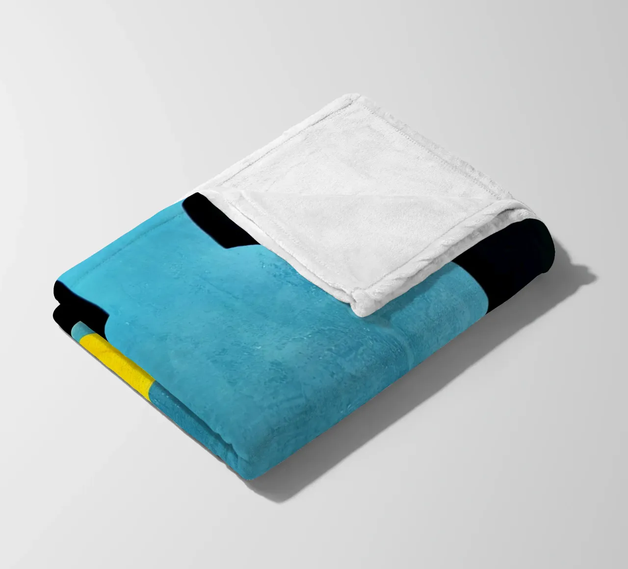 Blue Bottle With (Happy) Lemon coperta in pile da Bo Anderson