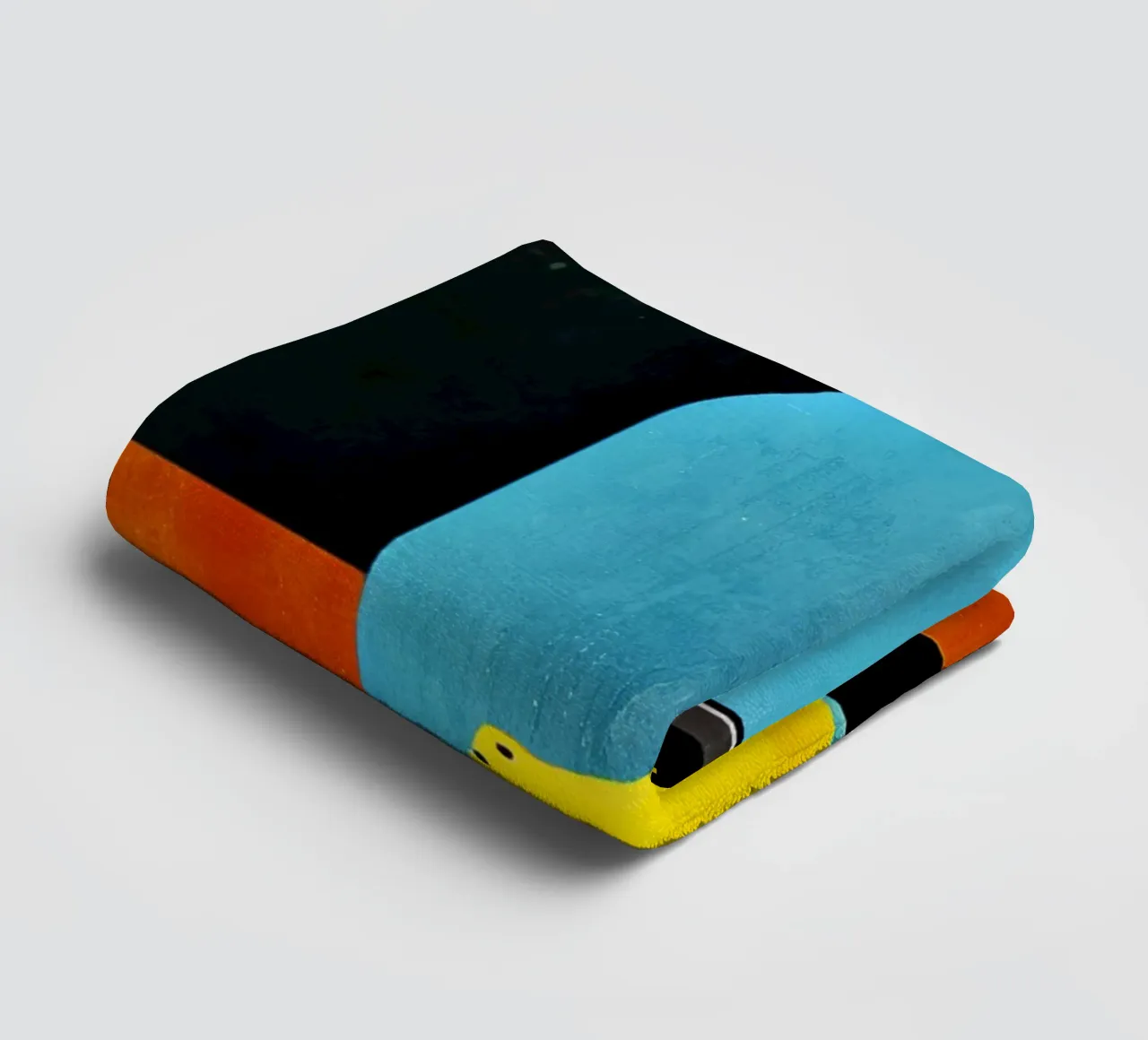 Blue Bottle With (Happy) Lemon asciugamano da bagno da Bo Anderson