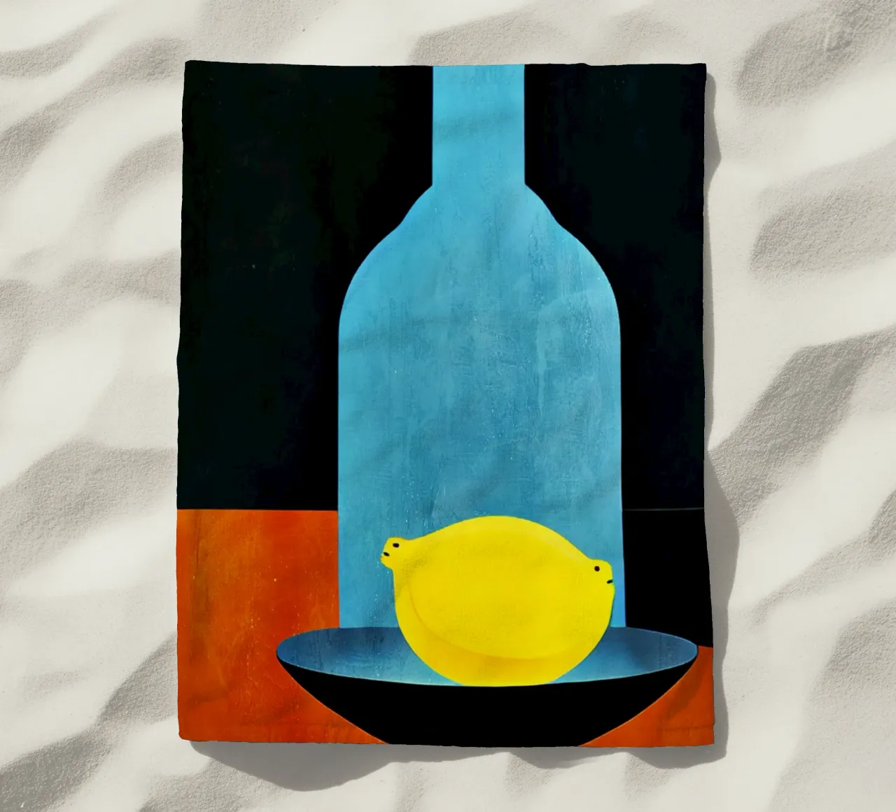 Blue Bottle With (Happy) Lemon telo mare da Bo Anderson