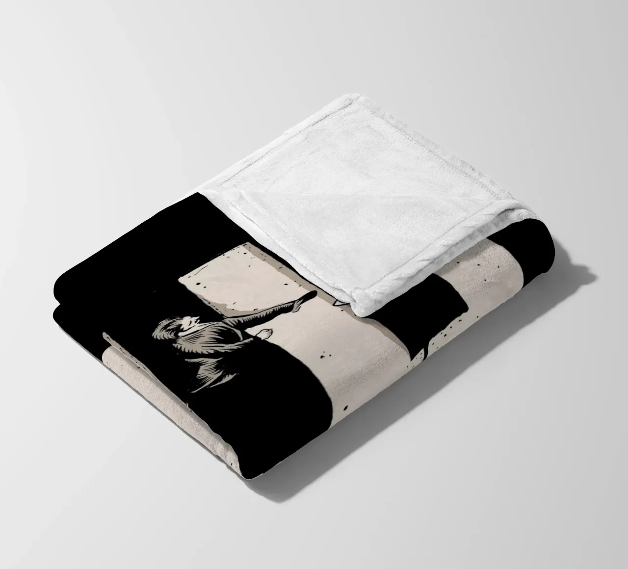 Music is the Way fleece blanket by badaro