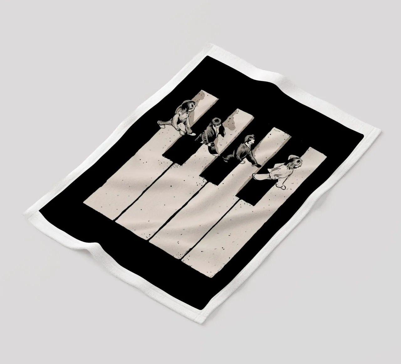 Music is the Way fleece blanket by badaro