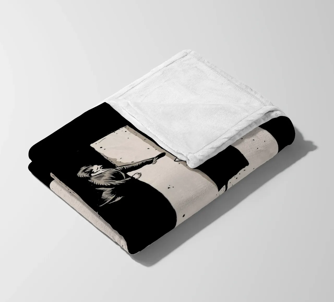 Music is the Way fleece blanket by badaro