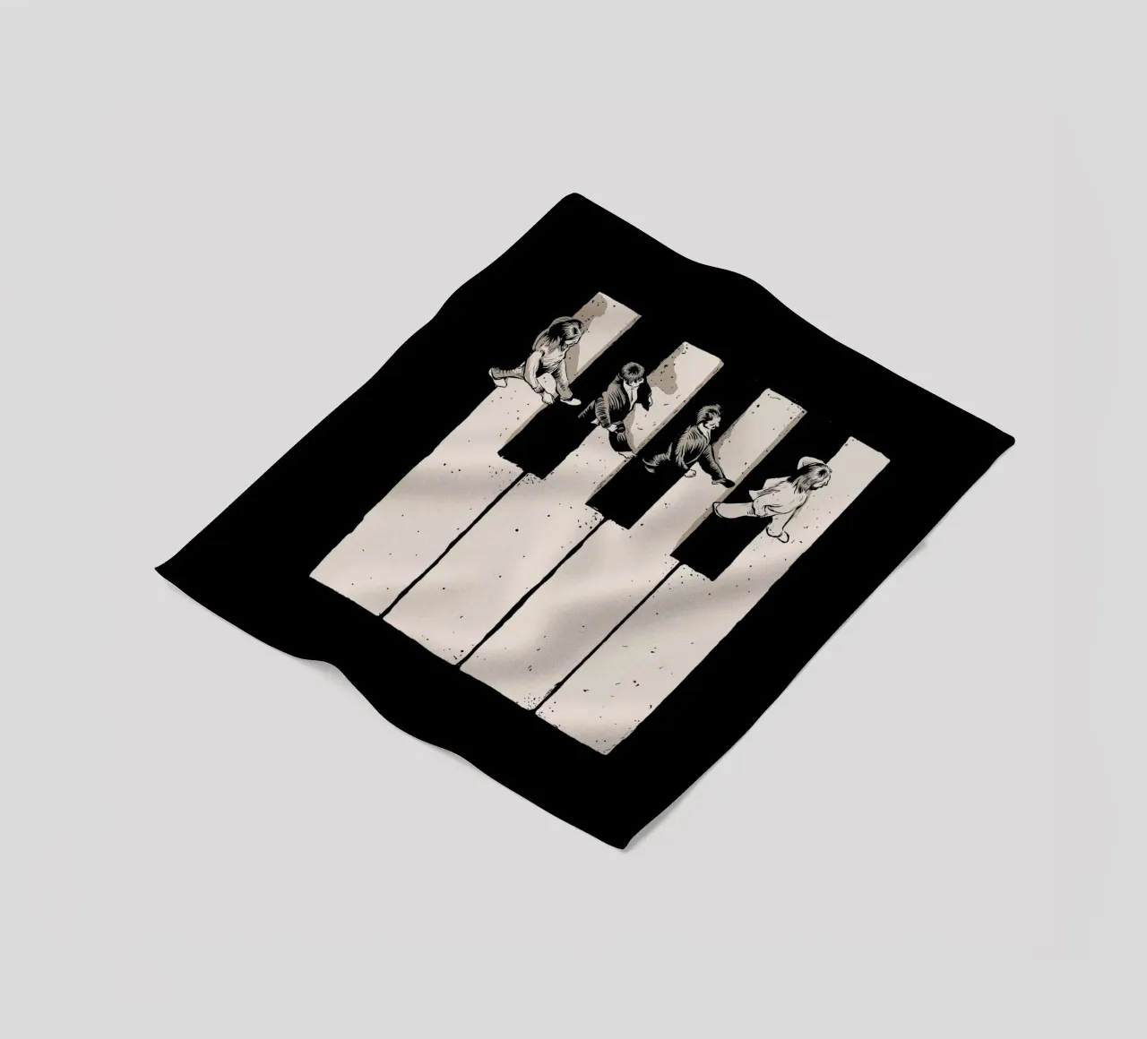 Music is the Way fleece blanket by badaro