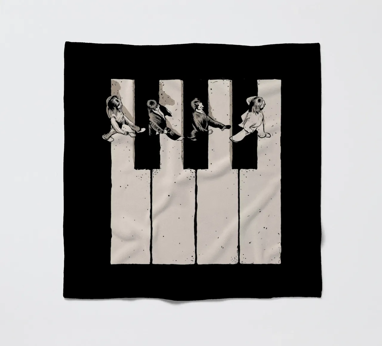 Music is the Way fleece blanket by badaro
