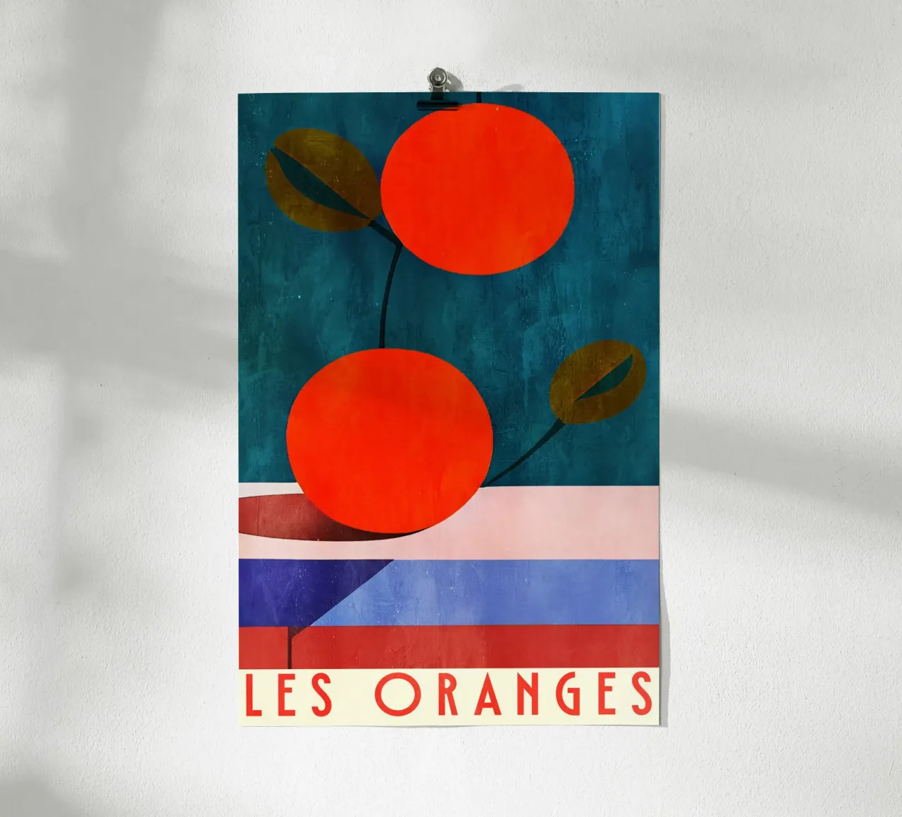 Les Oranges poster con telaio in plastica da Bo Anderson