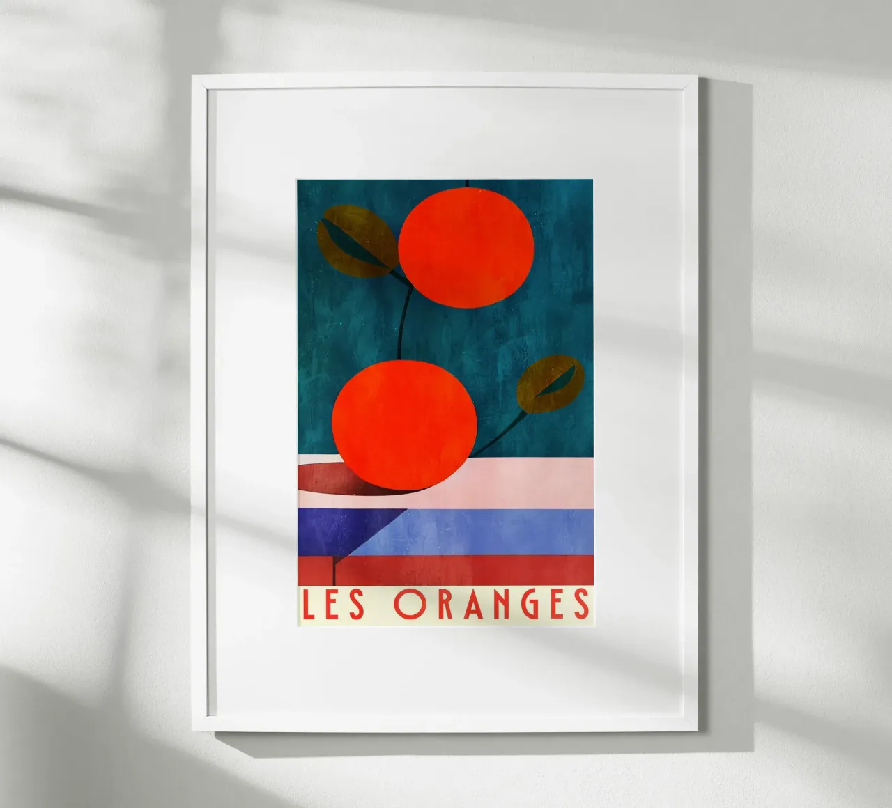 Les Oranges poster con telaio in plastica da Bo Anderson