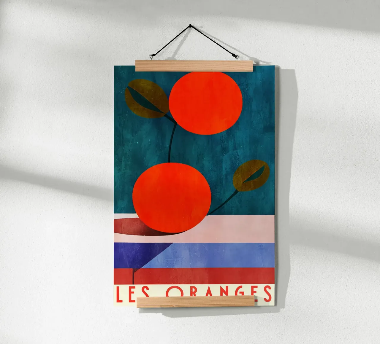 Les Oranges poster con telaio in plastica da Bo Anderson