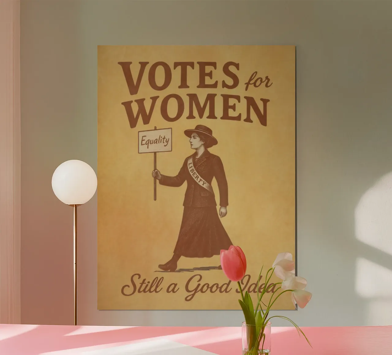 Il voto alle donne, ancora una buona idea Arte Suffragista d'epoca poster da Hecate Pim Designs